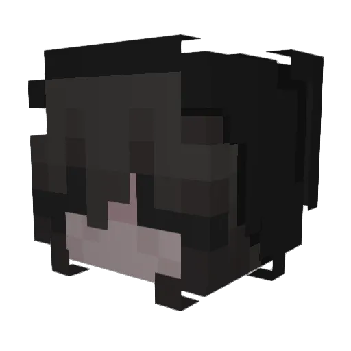 OceanQueen99 Minecraft avatar head, 3D render