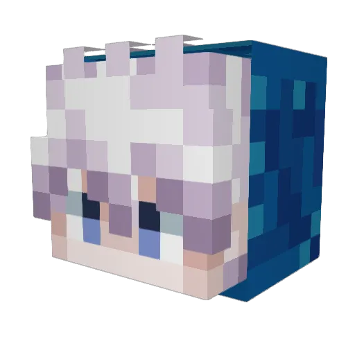 OceanicGoat5990 Minecraft avatar head, 3D render