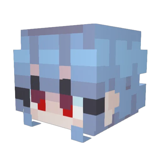 Oceanman_bruh Minecraft avatar head, 3D render