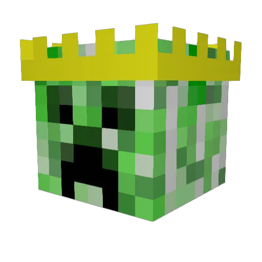 Ocelote01 Minecraft avatar head, 3D render