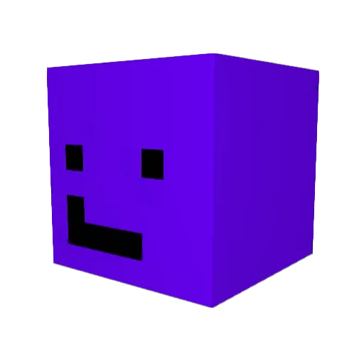 Ocelotek09_09 Minecraft avatar head, 3D render
