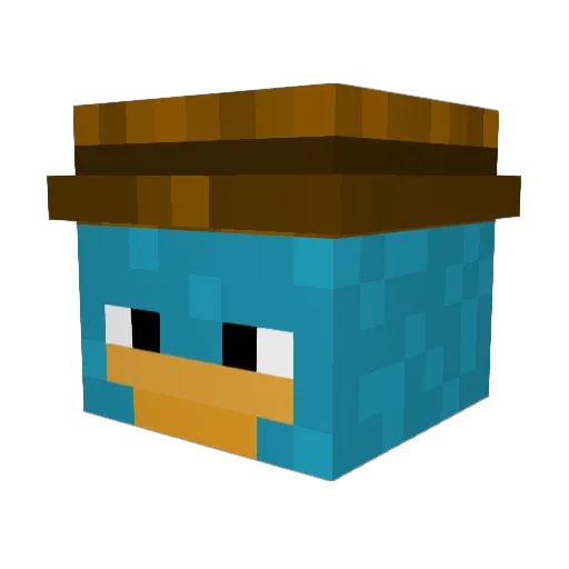 Och_Och Minecraft avatar head, 3D render