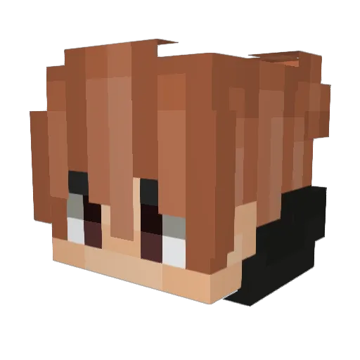 Ocherous_ Minecraft avatar head, 3D render
