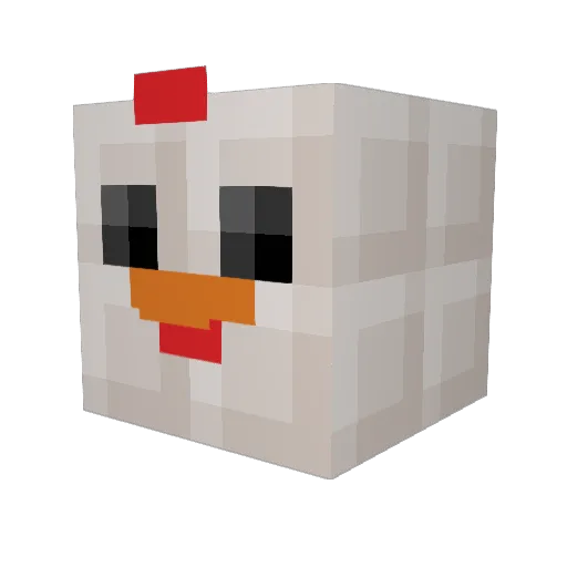 OchonG_GuangO Minecraft avatar head, 3D render