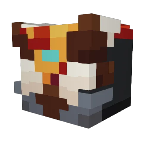 Ochonchon23 Minecraft avatar head, 3D render