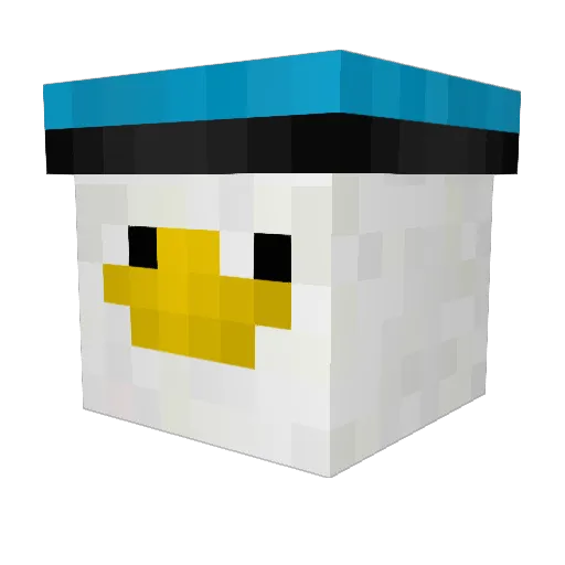 Oconnored Minecraft avatar head, 3D render