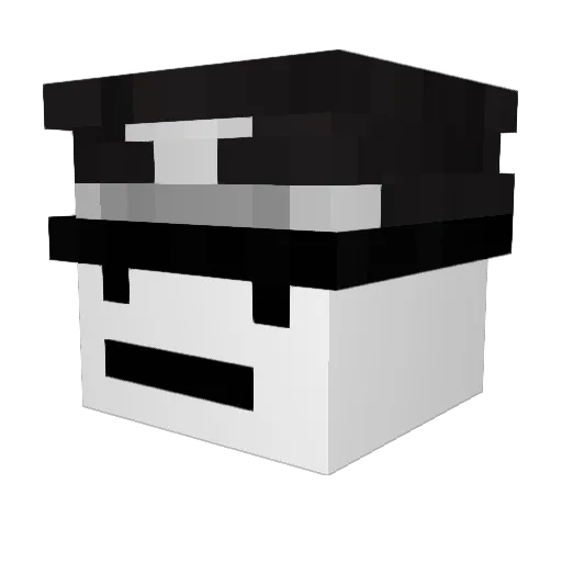 Ocram69 Minecraft avatar head, 3D render