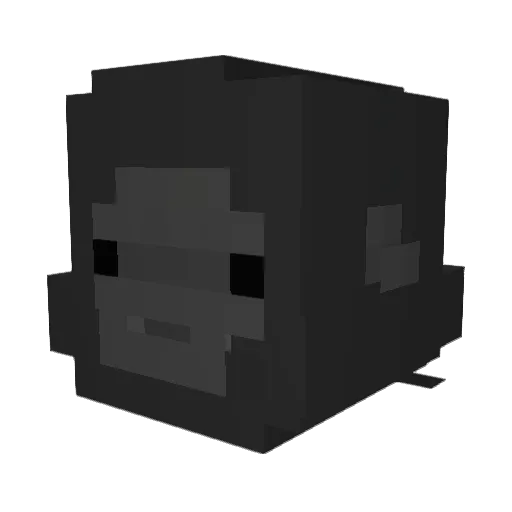 Ocrulas Minecraft avatar head, 3D render