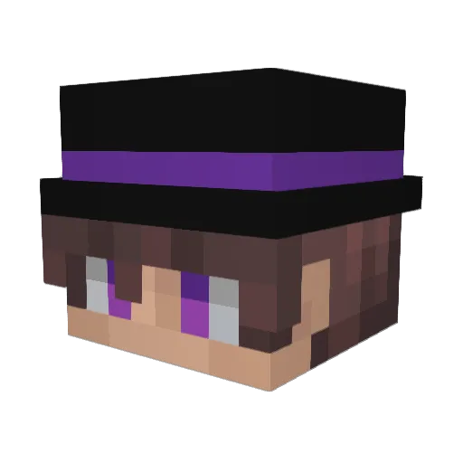 OctaSmile03 Minecraft avatar head, 3D render