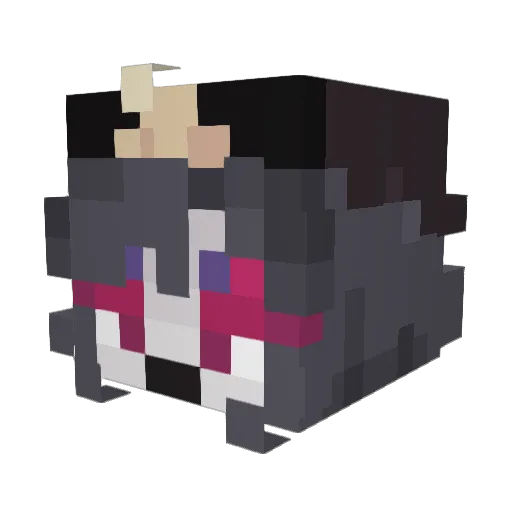 Octaviaa__ Minecraft avatar head, 3D render