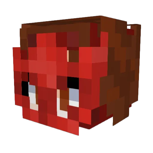 Octavian999 Minecraft avatar head, 3D render