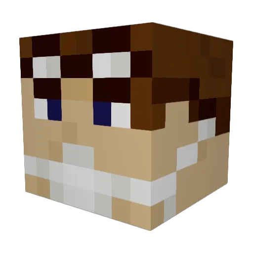 Octavian_Grant Minecraft avatar head, 3D render
