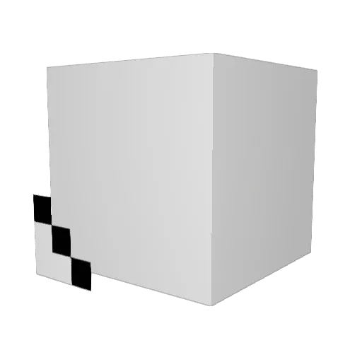 Octdox Minecraft avatar head, 3D render