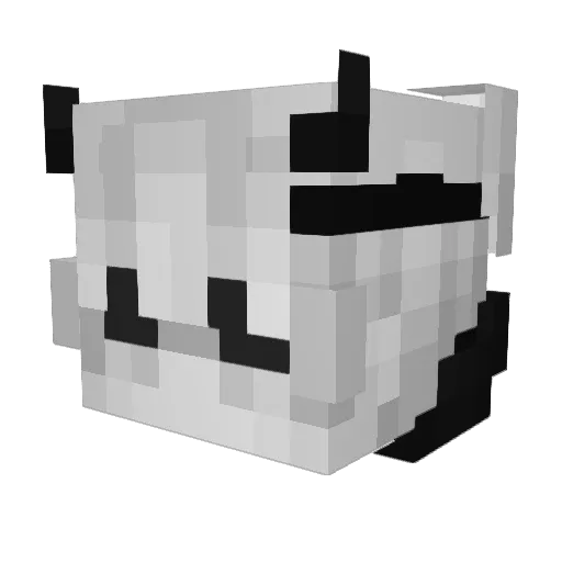 Octi807 Minecraft avatar head, 3D render