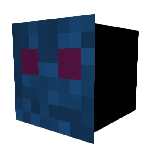 OctoStingray Minecraft avatar head, 3D render