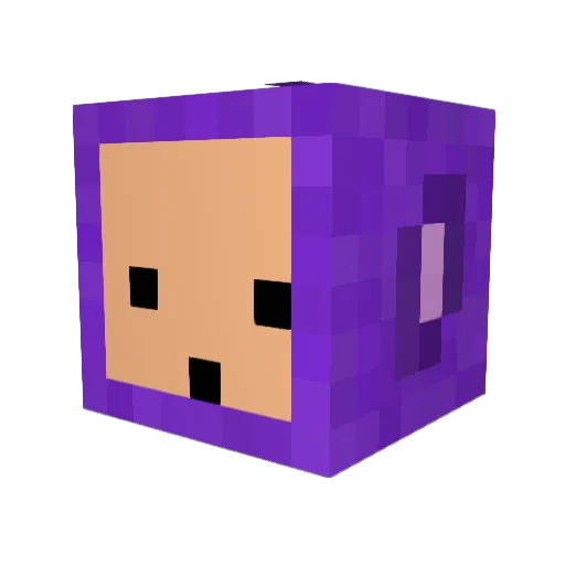 Octo_Rekker Minecraft avatar head, 3D render
