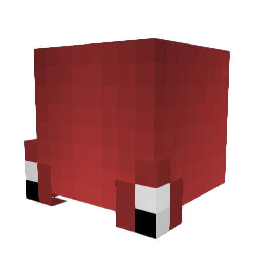 Octop_us Minecraft avatar head, 3D render