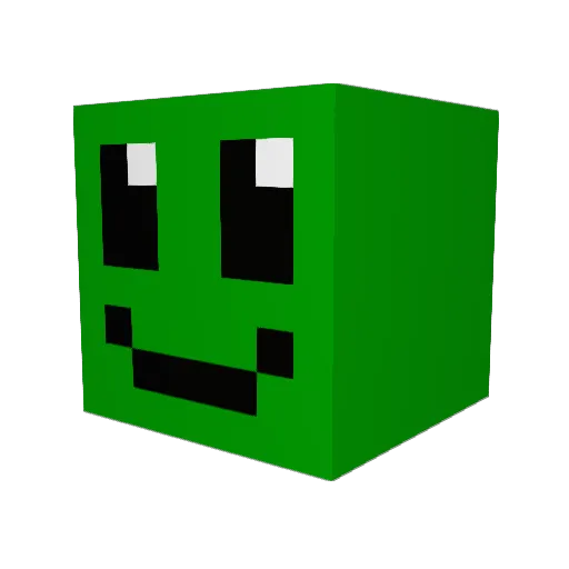 Octopi95 Minecraft avatar head, 3D render
