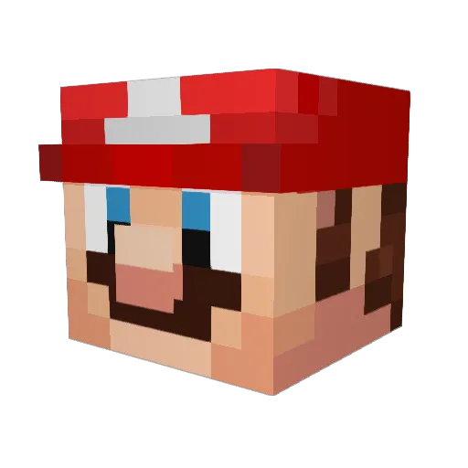 Octoxite Minecraft avatar head, 3D render