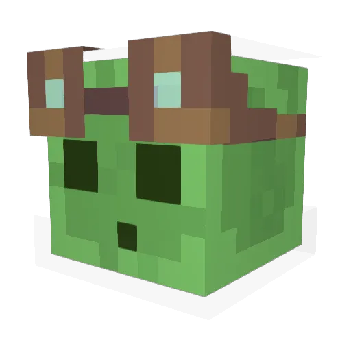 Octupus_Tea Minecraft avatar head, 3D render