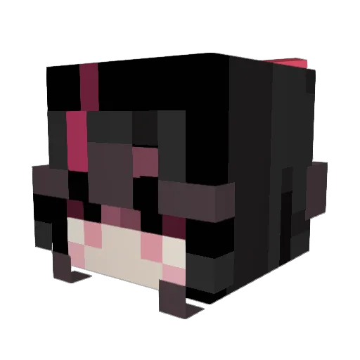 OctyDrawz Minecraft avatar head, 3D render