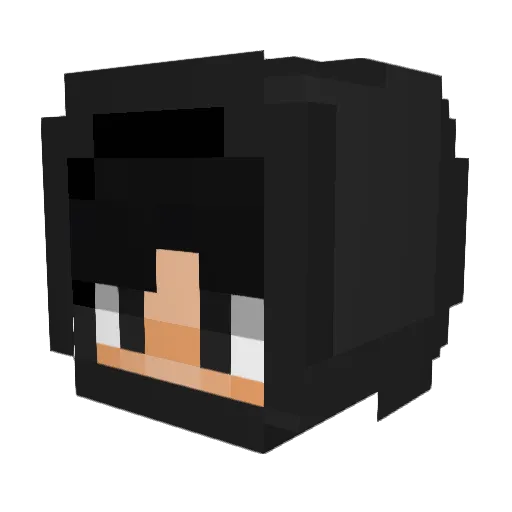 Ocx__ Minecraft avatar head, 3D render