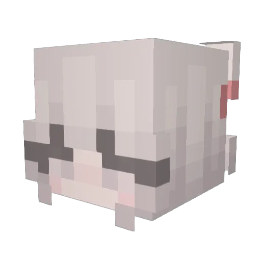 Ocxanx29 Minecraft avatar head, 3D render