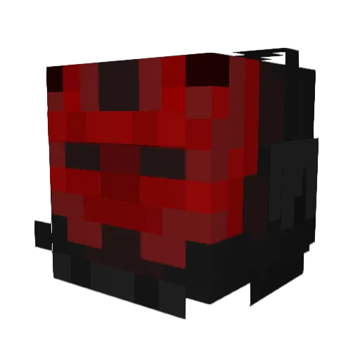 OdaPL Minecraft avatar head, 3D render