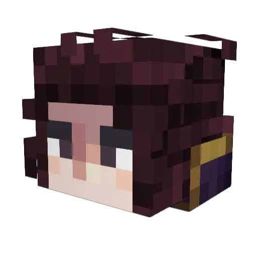 Oda_Nob Minecraft avatar head, 3D render