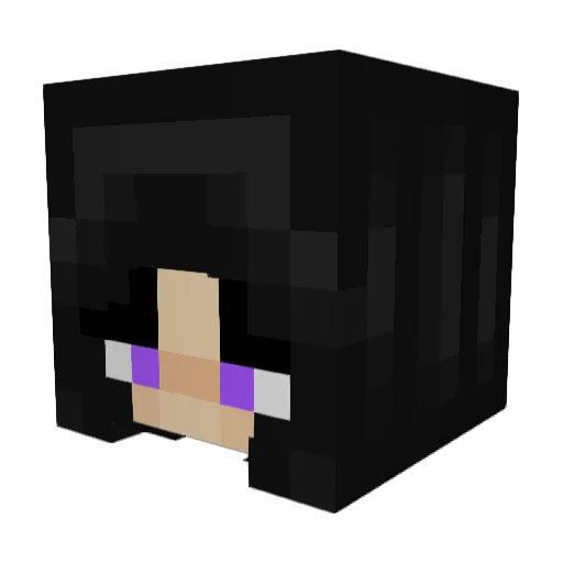 Odaaho Minecraft avatar head, 3D render