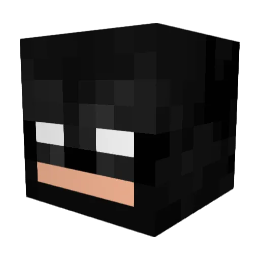 Odacil Minecraft avatar head, 3D render