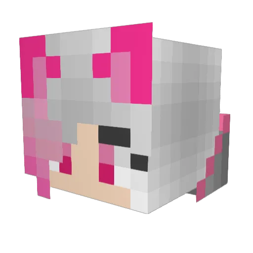 Odalor Minecraft avatar head, 3D render