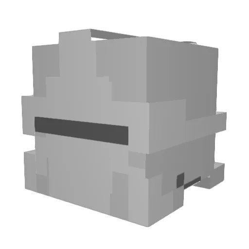 OddBall__ Minecraft avatar head, 3D render