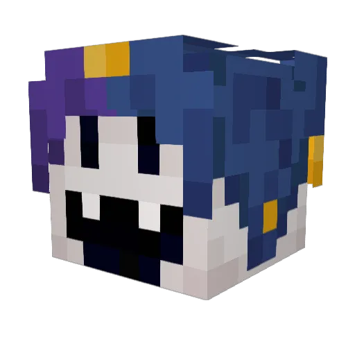 OddCardboard Minecraft avatar head, 3D render