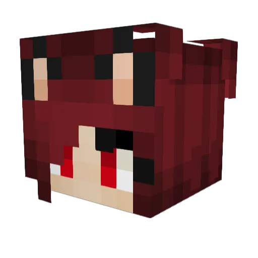 OddClosure Minecraft avatar head, 3D render