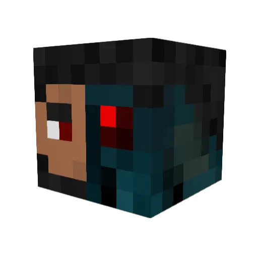OddFellaYT Minecraft avatar head, 3D render