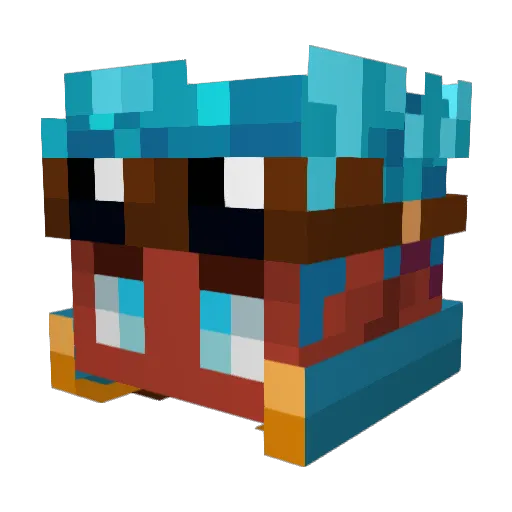 OddGamerO Minecraft avatar head, 3D render