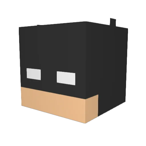 OddLookingDuck Minecraft avatar head, 3D render