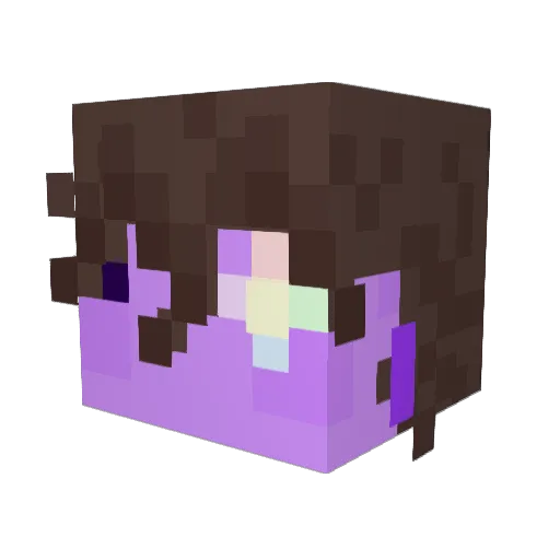 OddPersonn Minecraft avatar head, 3D render