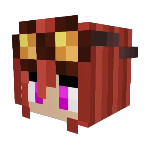OddStar777 Minecraft avatar head, 3D render