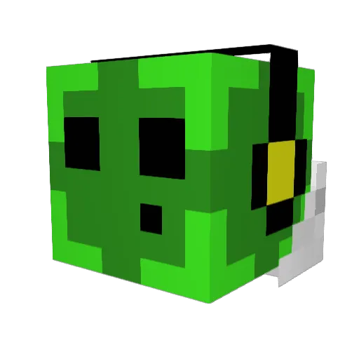 OddStriker Minecraft avatar head, 3D render