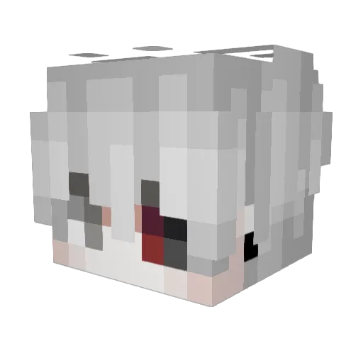 OddTalents Minecraft avatar head, 3D render