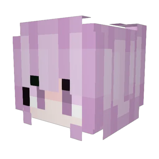 OddYouth Minecraft avatar head, 3D render