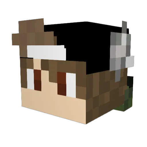 Odd_5180 Minecraft avatar head, 3D render
