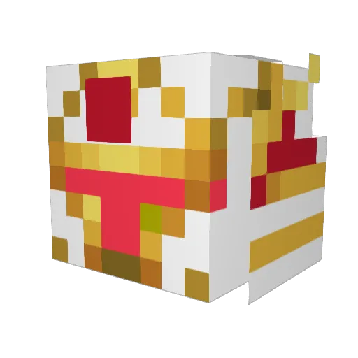 Odd_af Minecraft avatar head, 3D render