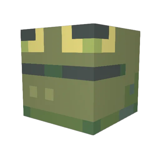 OddballG Minecraft avatar head, 3D render