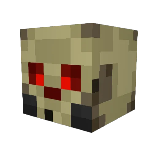 Oddcrazy Minecraft avatar head, 3D render