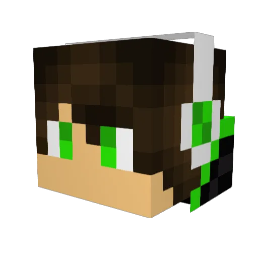 OddiMjalli07 Minecraft avatar head, 3D render