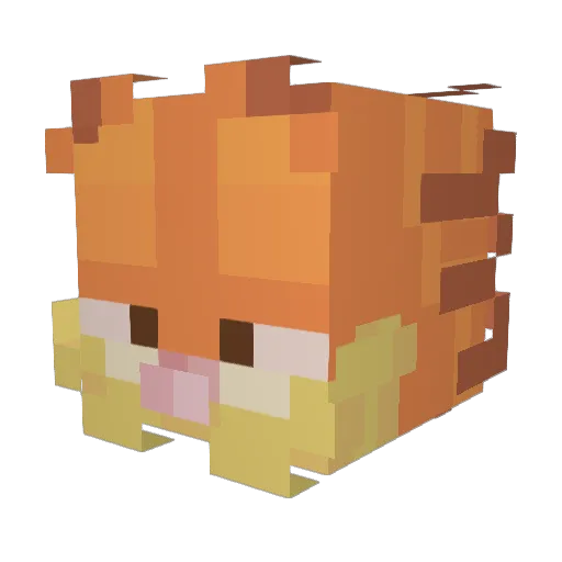Oddilitous Minecraft avatar head, 3D render