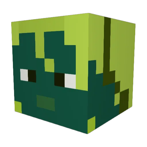 Oddish4Ever Minecraft avatar head, 3D render